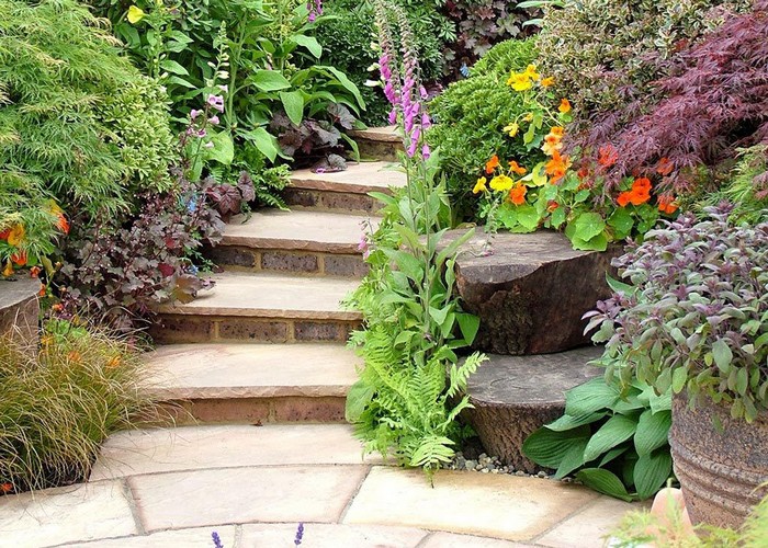 Elegantní zahradní chodník, který zvýrazní krásu výsadby kolem: 40 inspirací