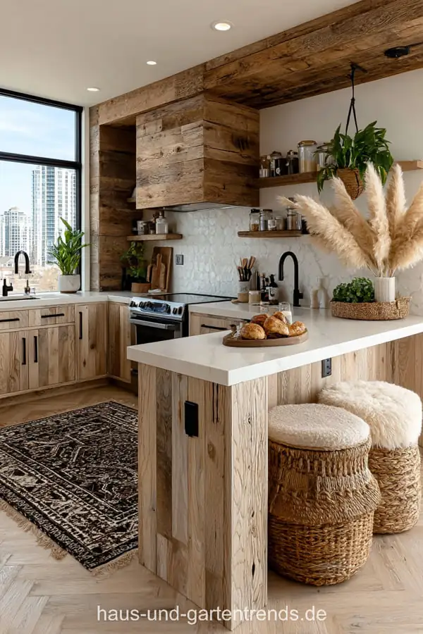 Boho v moderní kuchyni: 20 nápadů pro útulný a minimalistický styl