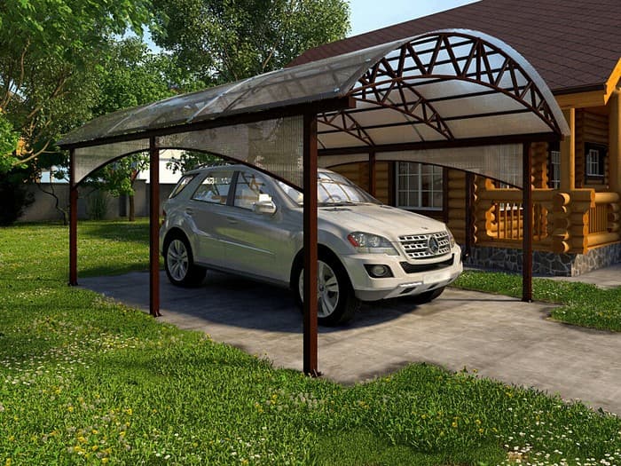 Přístřešek pro auto z polykarbonátu: 25+ nápadů, které spojují design a praktičnost