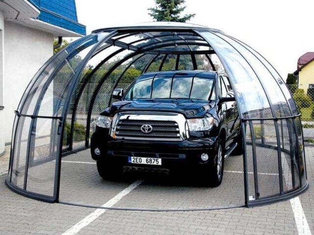 Přístřešek pro auto z polykarbonátu: 25+ nápadů, které spojují design a praktičnost