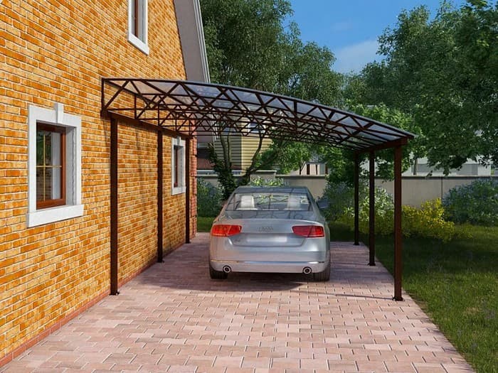 Přístřešek pro auto z polykarbonátu: 25+ nápadů, které spojují design a praktičnost