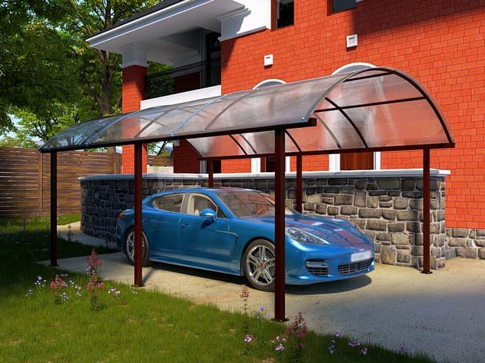 Přístřešek pro auto z polykarbonátu: 25+ nápadů, které spojují design a praktičnost