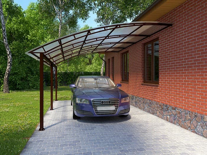 Přístřešek pro auto z polykarbonátu: 25+ nápadů, které spojují design a praktičnost