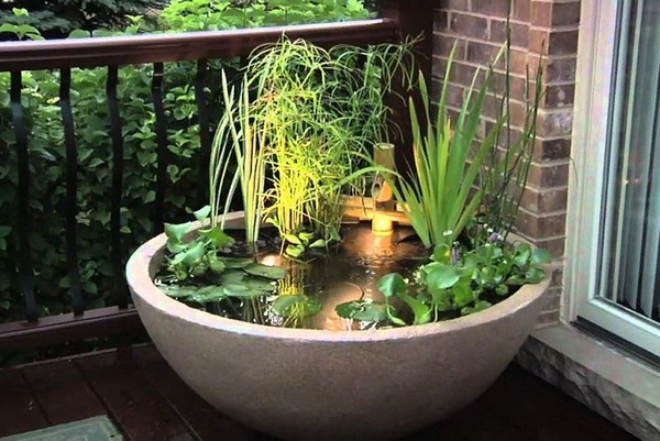 Mini jezírka bez výkopu: 40 DIY inspirací do nádob pro terasu, dvůr i balkon