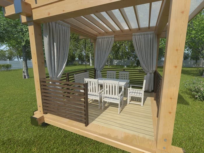 Závěsy, které promění altán: 40 inspirací pro útulnější atmosféru