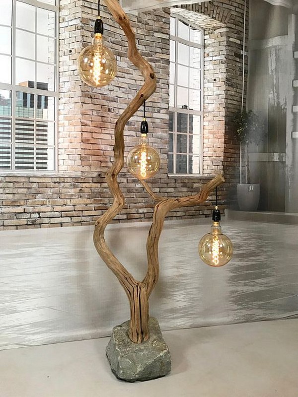 40 originálních DIY dřevěných lamp, které si vyrobíte svépomocí