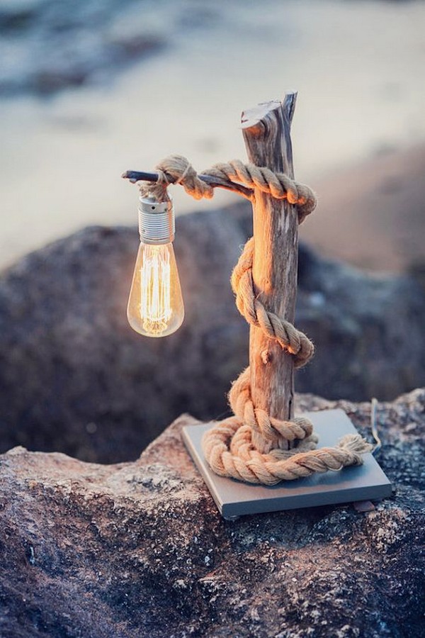 40 originálních DIY dřevěných lamp, které si vyrobíte svépomocí