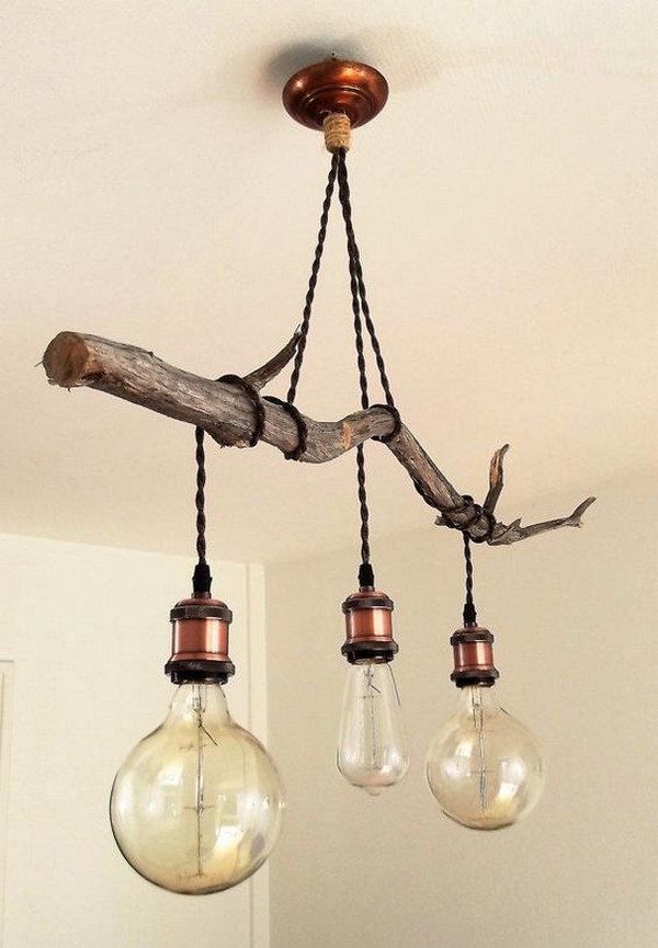 40 originálních DIY dřevěných lamp, které si vyrobíte svépomocí