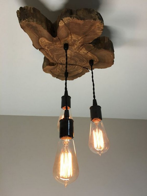 40 originálních DIY dřevěných lamp, které si vyrobíte svépomocí