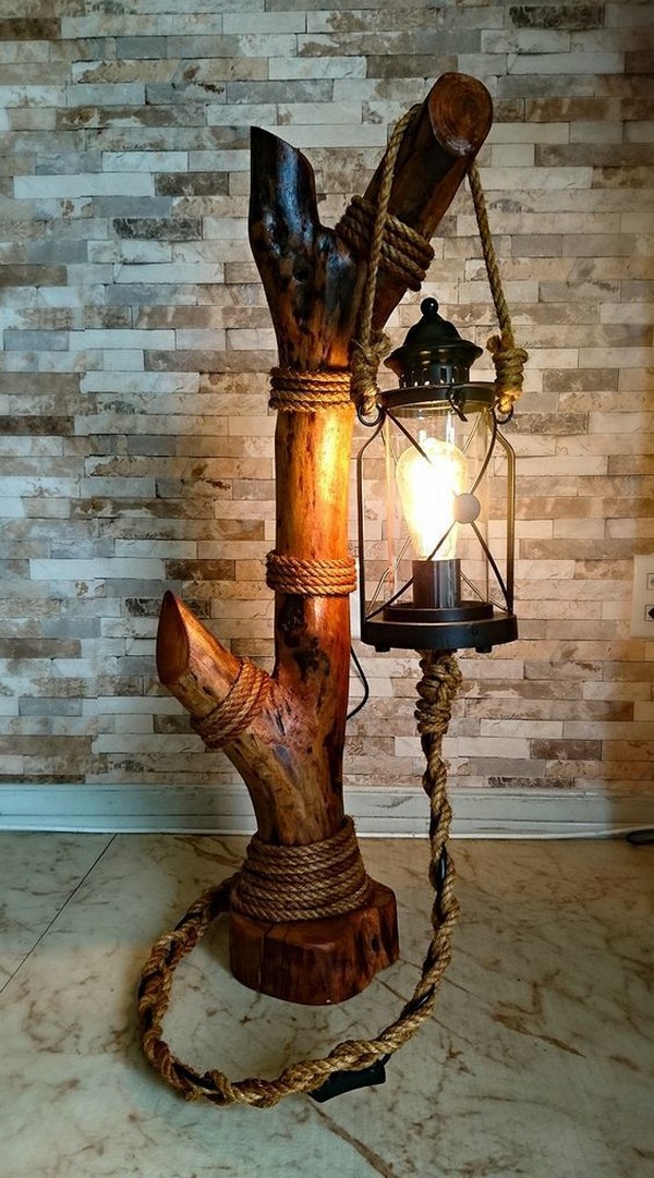 40 originálních DIY dřevěných lamp, které si vyrobíte svépomocí