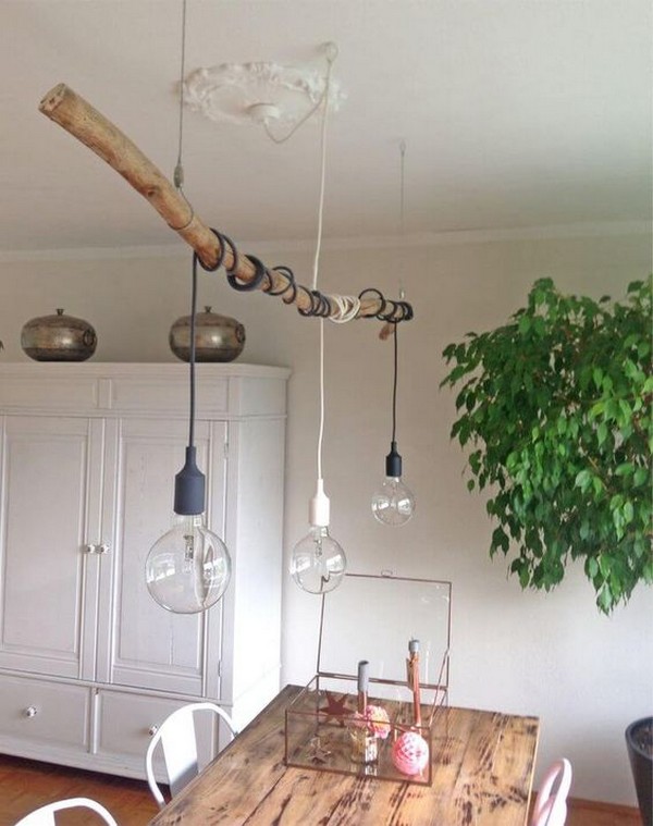 40 originálních DIY dřevěných lamp, které si vyrobíte svépomocí