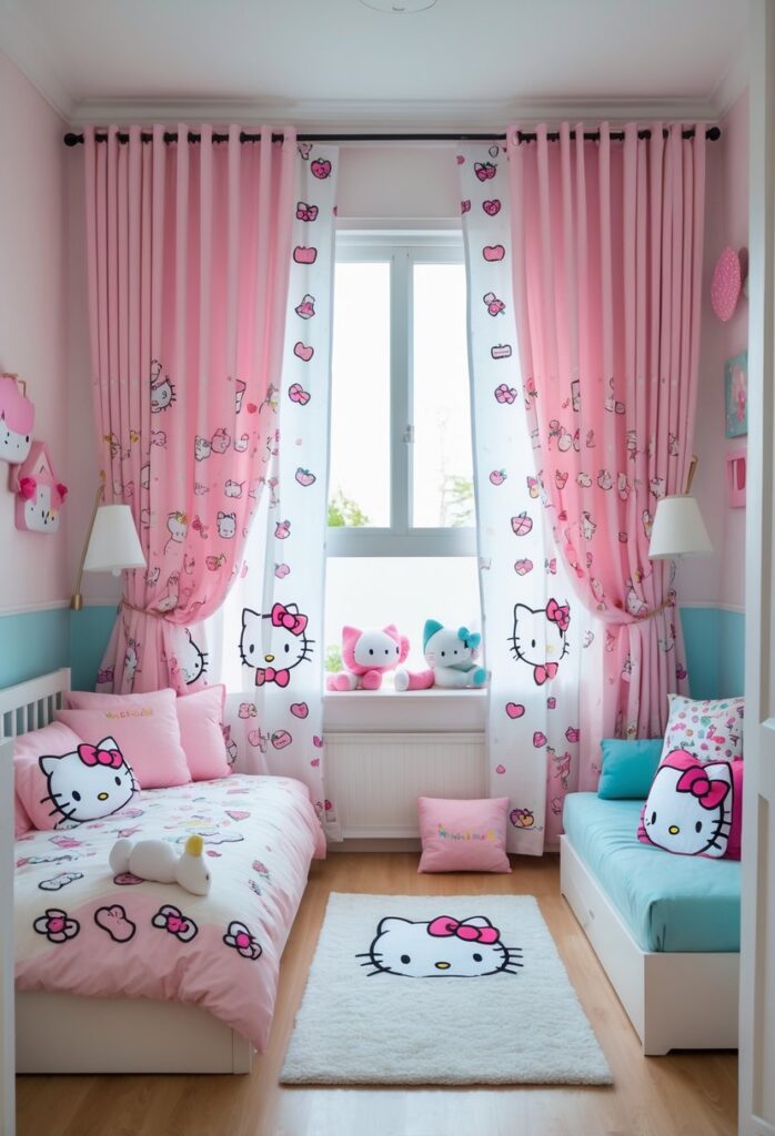 15 nápadů, jak proměnit pokoj s Hello Kitty v něžné království