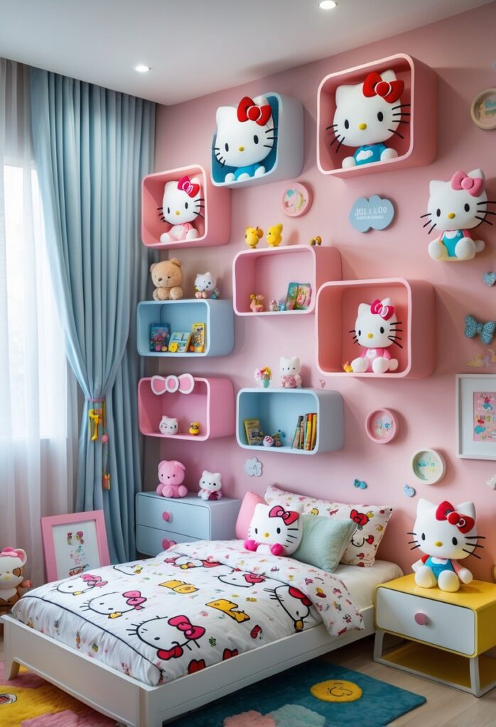 15 nápadů, jak proměnit pokoj s Hello Kitty v něžné království