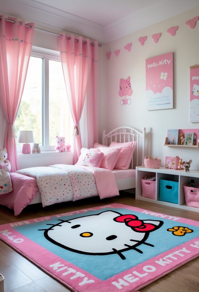 15 nápadů, jak proměnit pokoj s Hello Kitty v něžné království