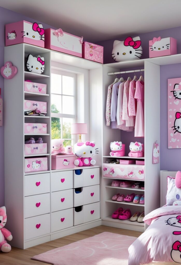 15 nápadů, jak proměnit pokoj s Hello Kitty v něžné království