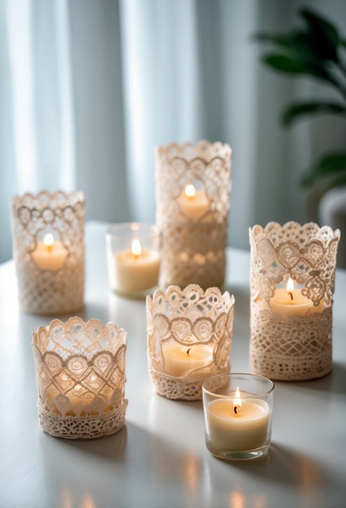 15 DIY nápadů na dekorativní tvoření z plastové krajky