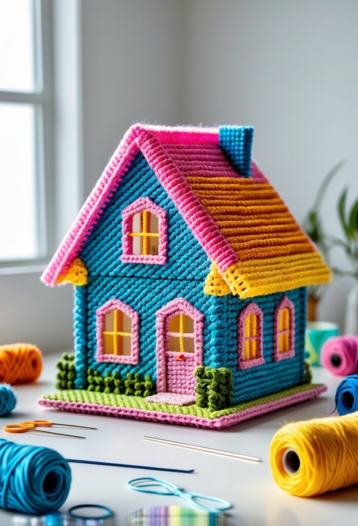 15 kreativních nápadů z plastové vyšívací mřížky pro domácí tvoření