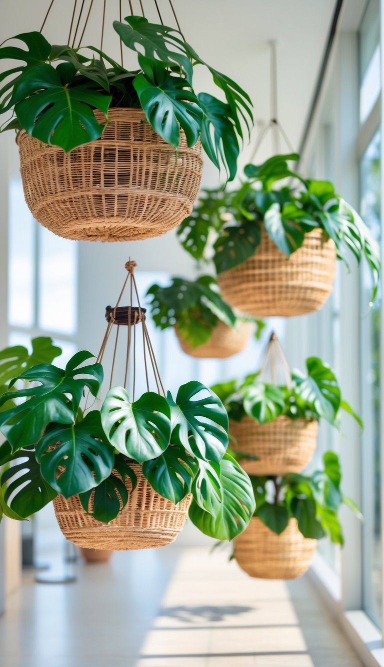 Závěsné květinové košíky, které udělají wow: 15 inspirací pro každý kout