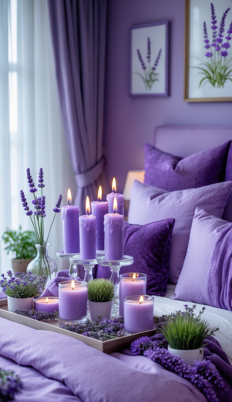 15+ inspirací na fialovou ložnici, která bude svěží, útulná a rozzáří váš interiér