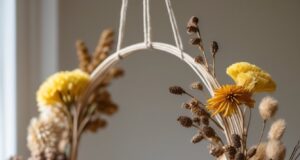 15 elegantních dekorací ze sušených květin, které si snadno vytvoříte doma