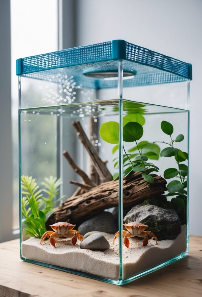 Krab poustevníček doma: 15 snadných DIY nápadů na jeho perfektní habitat