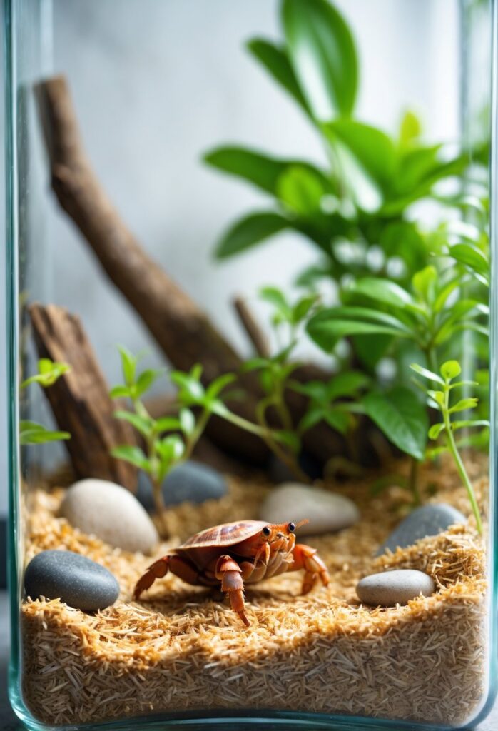 Krab poustevníček doma: 15 snadných DIY nápadů na jeho perfektní habitat