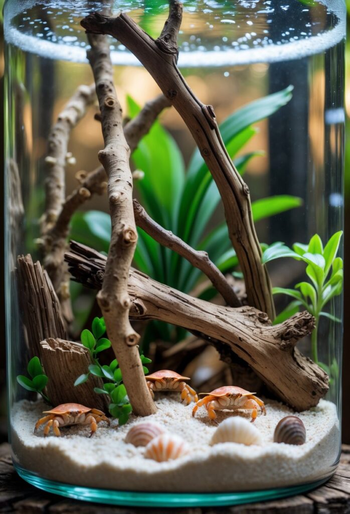 Krab poustevníček doma: 15 snadných DIY nápadů na jeho perfektní habitat