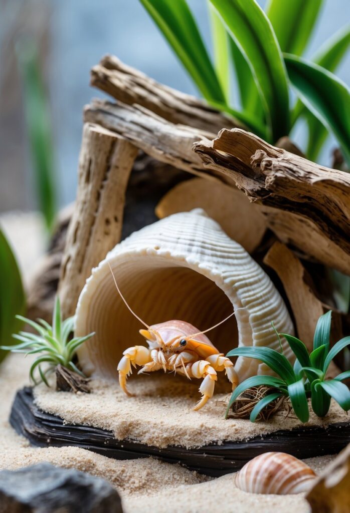 Krab poustevníček doma: 15 snadných DIY nápadů na jeho perfektní habitat