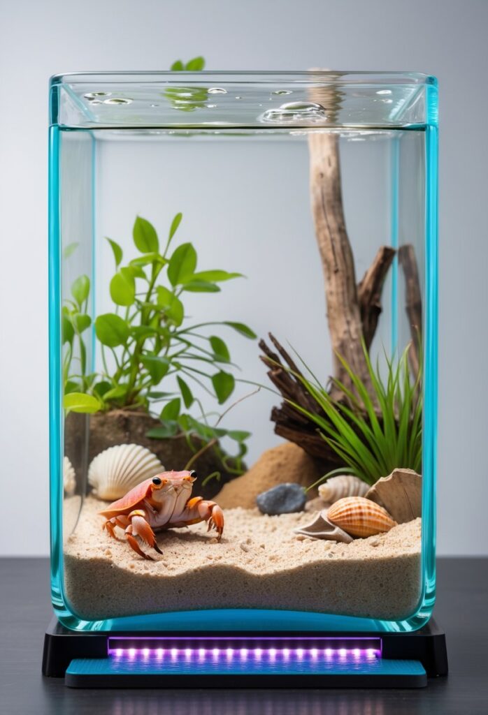 Krab poustevníček doma: 15 snadných DIY nápadů na jeho perfektní habitat