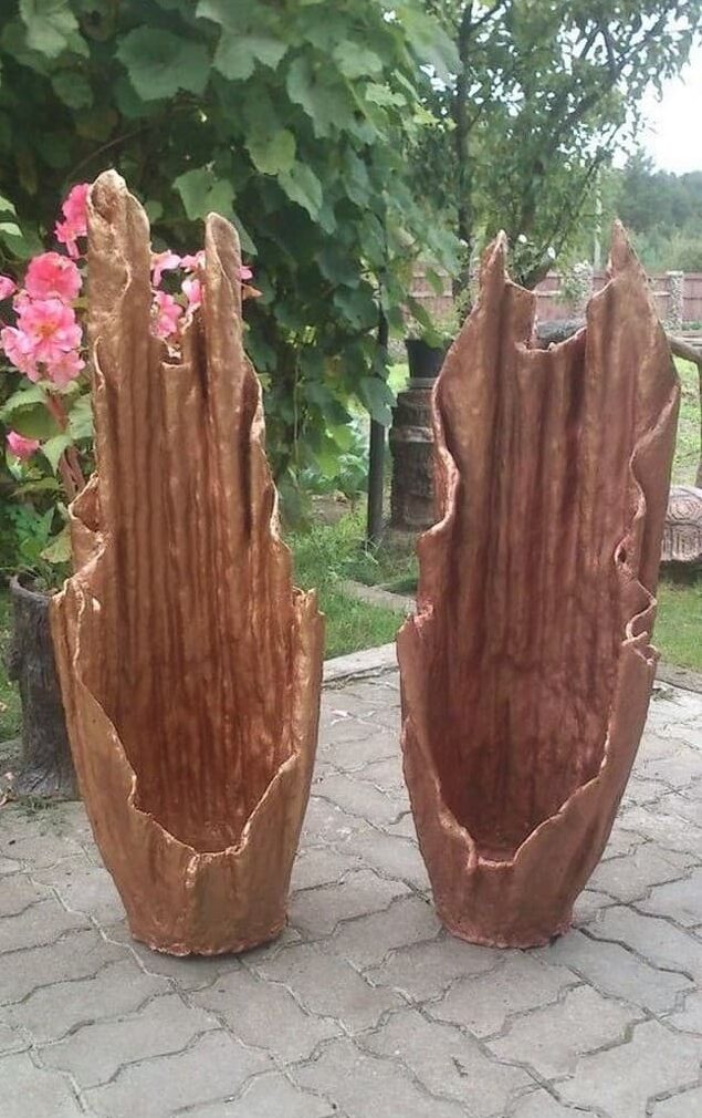 DIY betonové květináče do zahrady: 40 originálních nápadů, které snadno zvládnete
