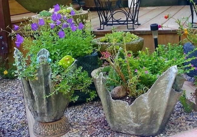 DIY betonové květináče do zahrady: 40 originálních nápadů, které snadno zvládnete