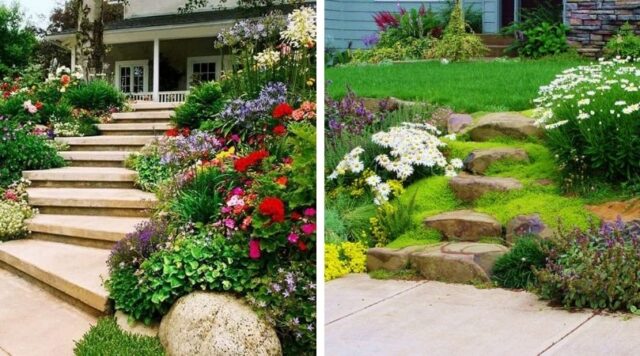 Elegantní zahradní chodník, který zvýrazní krásu výsadby kolem: 40 inspirací