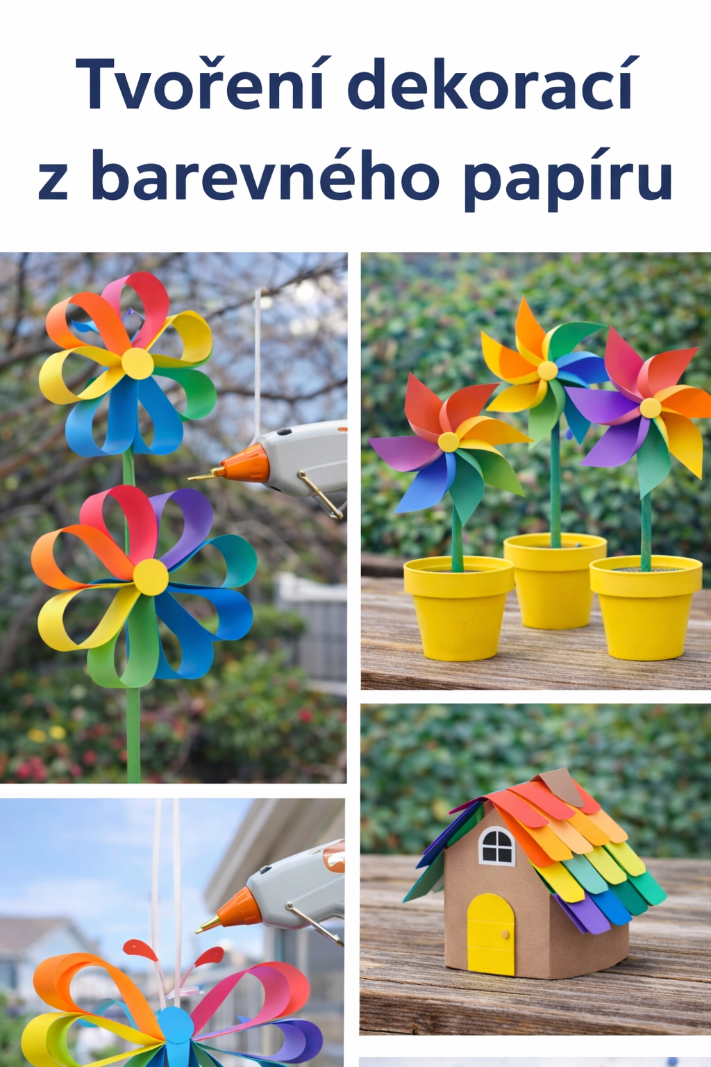 Nápady na hravé dekorace z barevného papíru, které děti zvládnou s radostí