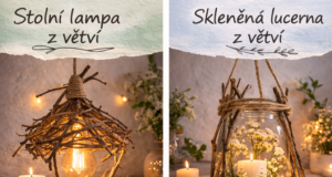 Kouzlo přírody: DIY lampy a dekorace z větví, které spojují jednoduchost a přirozenou krásu