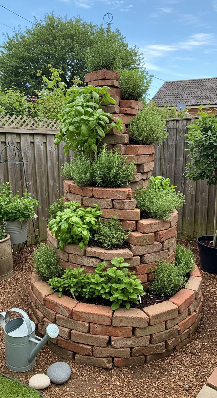 DIY vyvýšený záhon z cihel: elegantní a praktický prvek zahrady