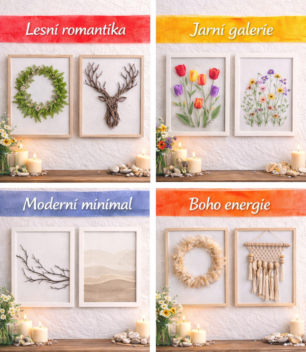 Kouzlo přírody: Vytvořte si originální DIY nástěnné dekorace