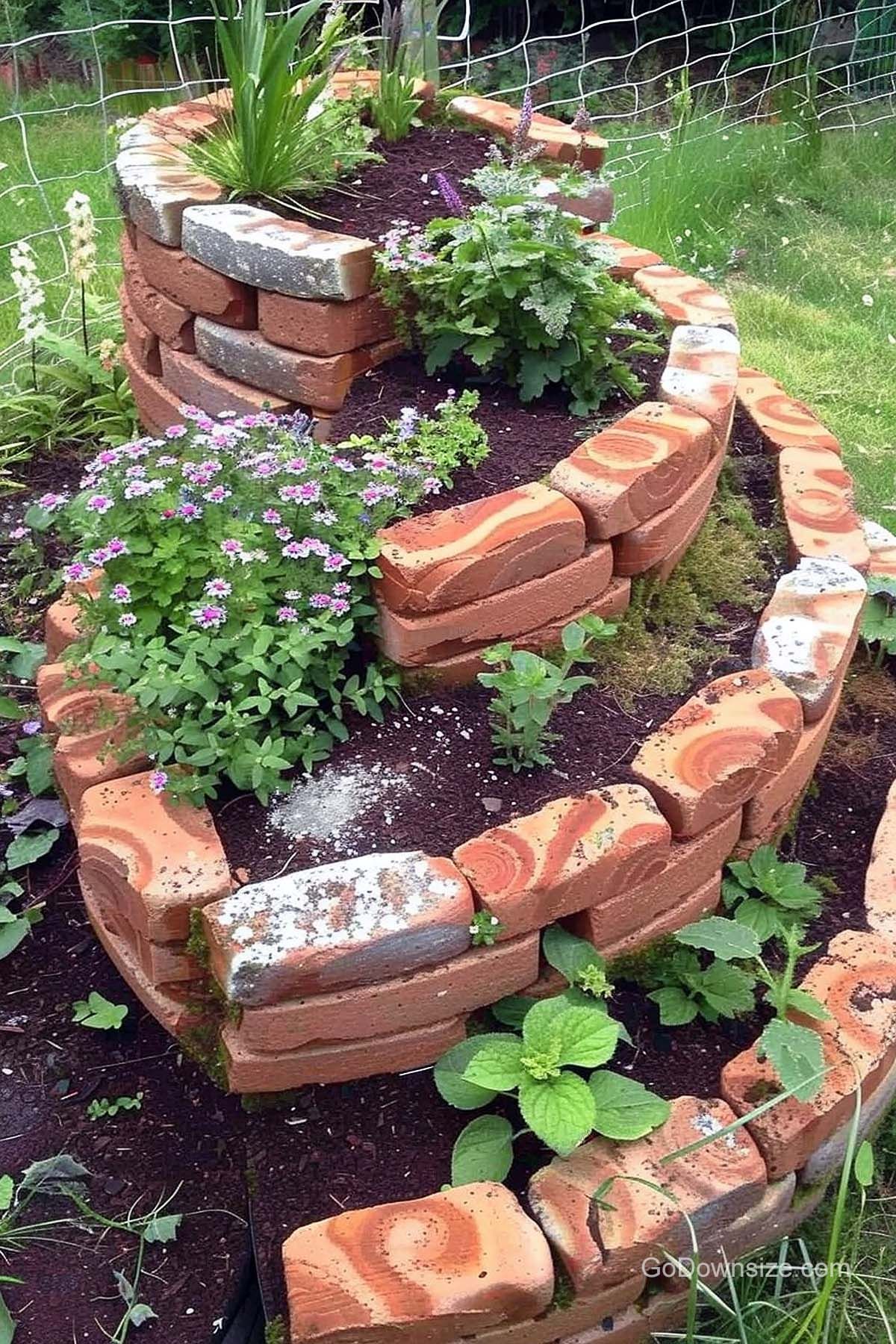 DIY vyvýšený záhon z cihel: elegantní a praktický prvek zahrady