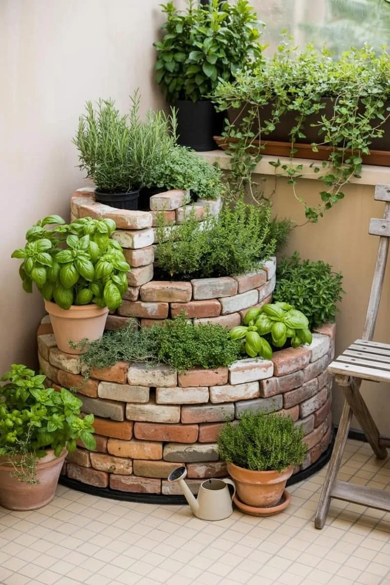 DIY vyvýšený záhon z cihel: elegantní a praktický prvek zahrady