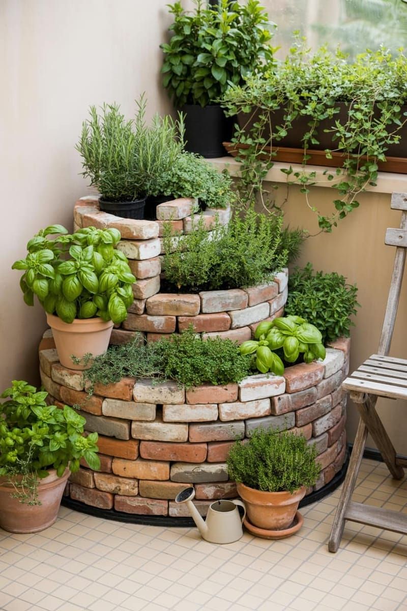 DIY vyvýšený záhon z cihel: elegantní a praktický prvek zahrady