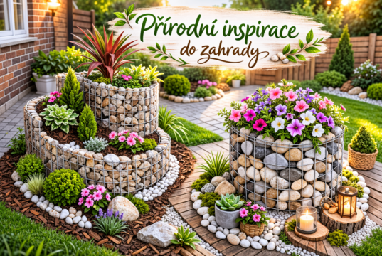 Přírodní inspirace do zahrady s gabiony, které zaujmou na první pohled
