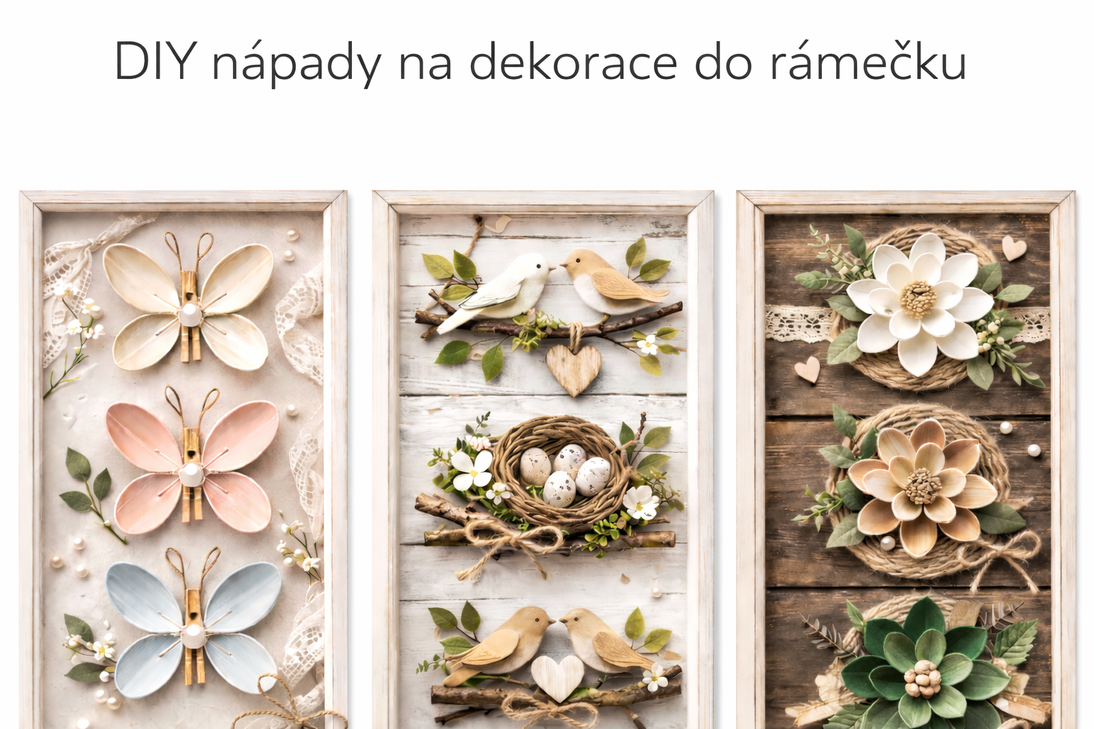 DIY dekorace z plastových lžiček: nápady do rámečku i na zeď