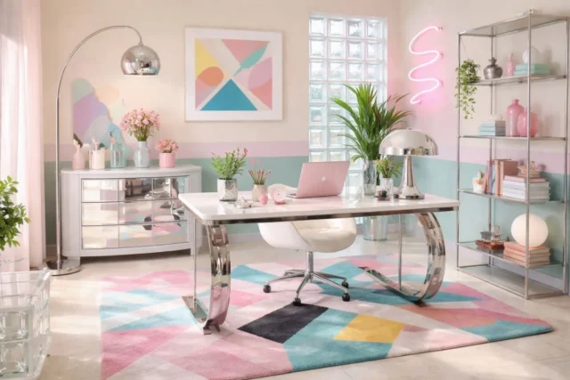 Krásné inspirace ve stylu 80. let, které promění váš interiér v retro glam sen