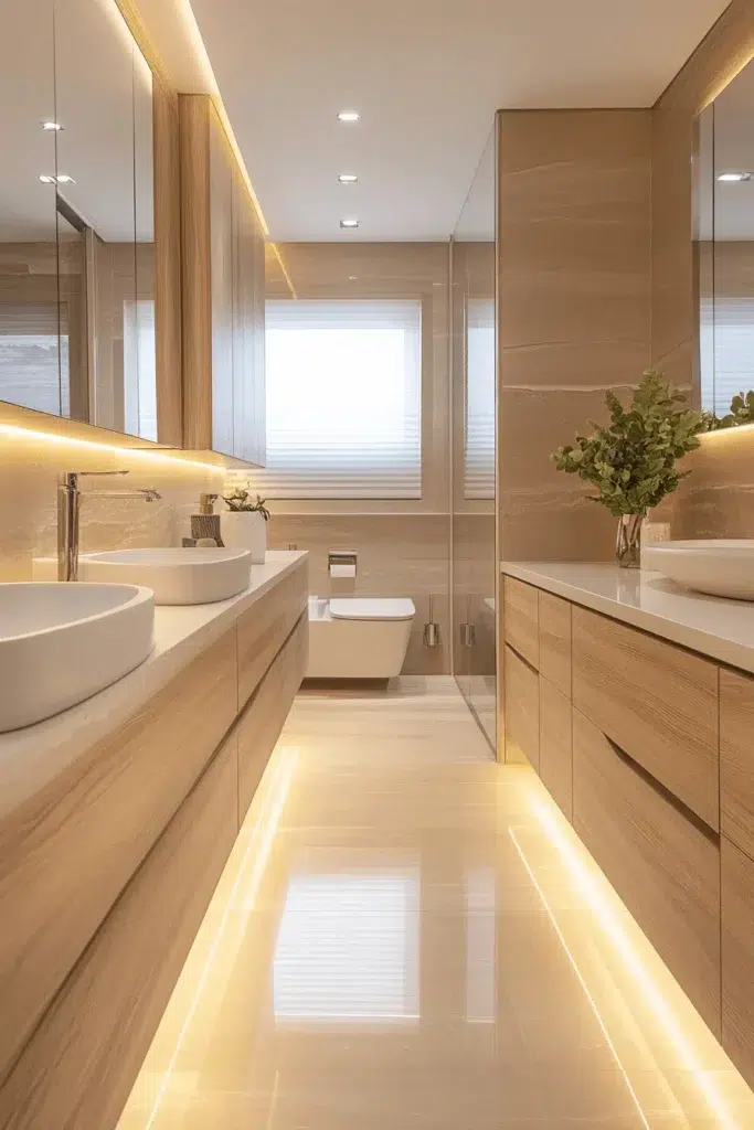 Moderní luxusní koupelna: nápady pro dokonalý ranní komfort