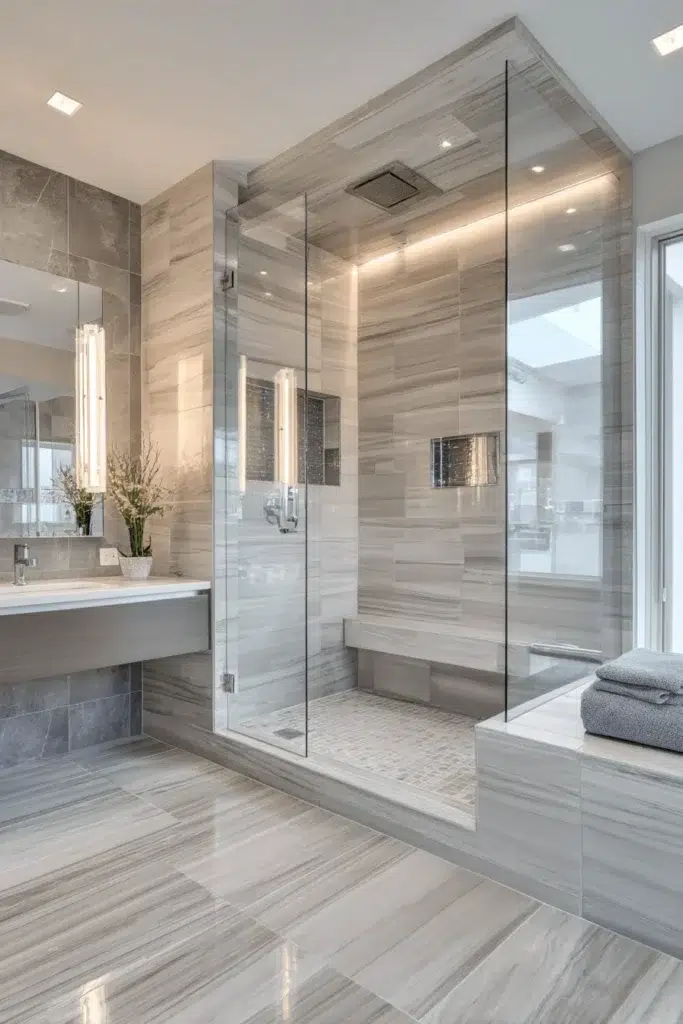 Moderní luxusní koupelna: nápady pro dokonalý ranní komfort