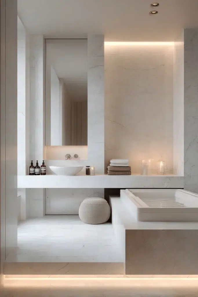 Moderní luxusní koupelna: nápady pro dokonalý ranní komfort
