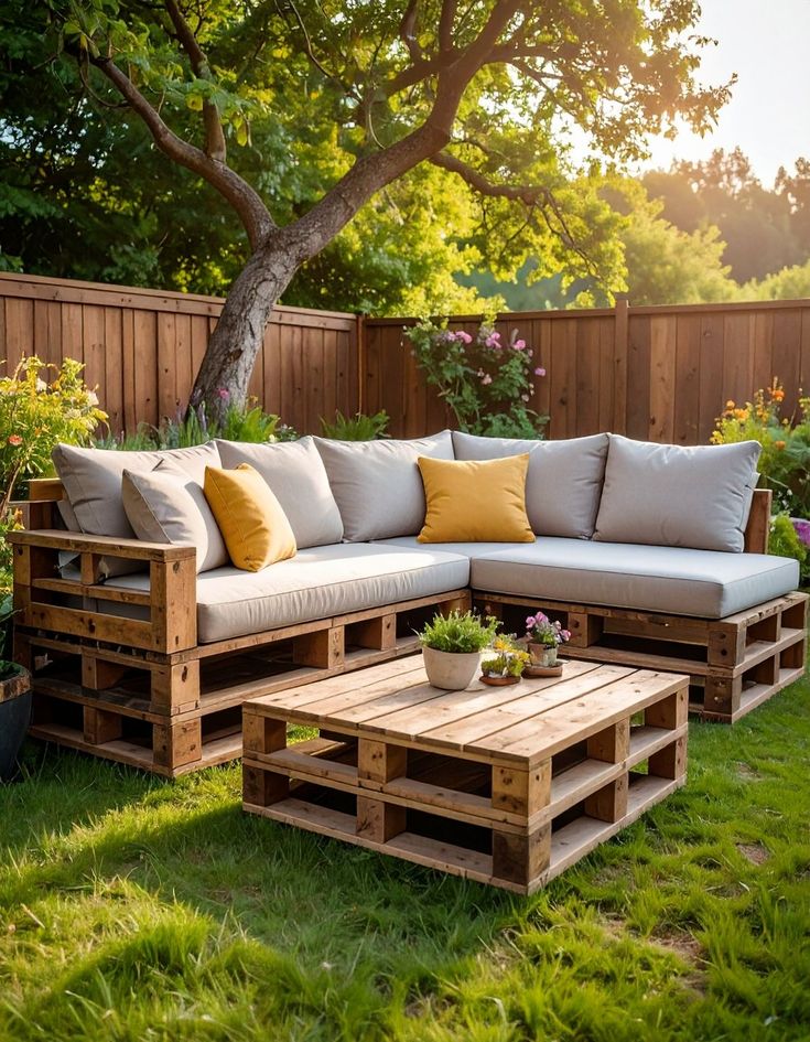 Paletové sezení: Inspirace pro útulnou zahradu, terasu i balkon