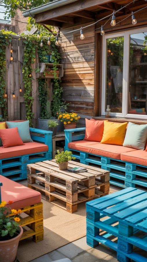 Paletové sezení: Inspirace pro útulnou zahradu, terasu i balkon