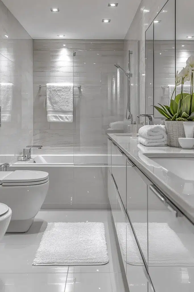 Moderní luxusní koupelna: nápady pro dokonalý ranní komfort