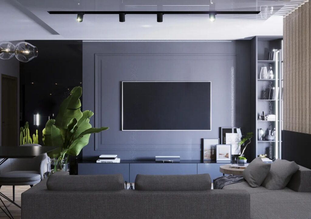 Moderní nápady na TV stěnu v obýváku pro jakýkoli styl