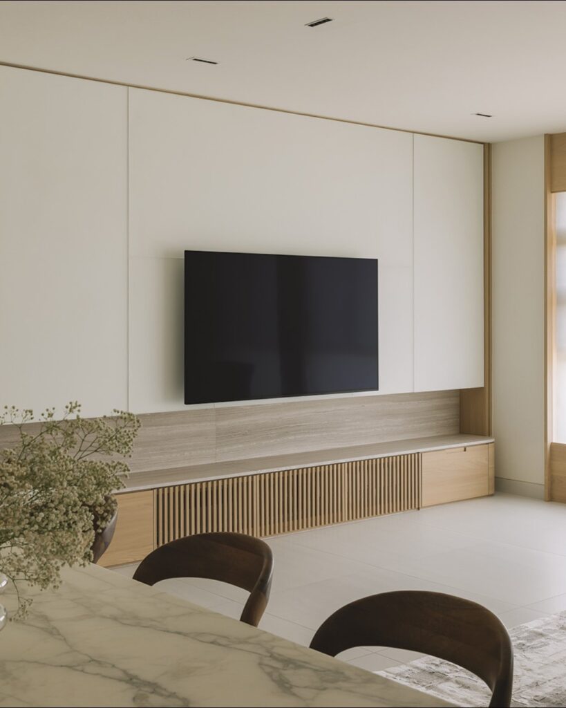 Moderní nápady na TV stěnu v obýváku pro jakýkoli styl
